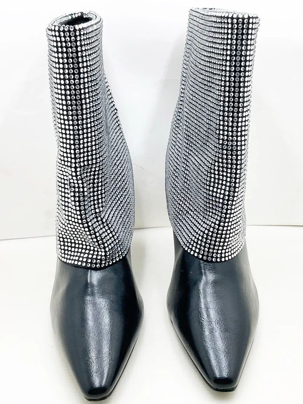 🆕{Steve Madden} Blitzee Rhinestone Foldover Boots